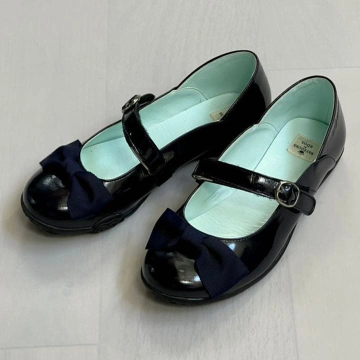 SAEGUSA サエグサ エナメル リボンシューズ23cm オケージョン 美品