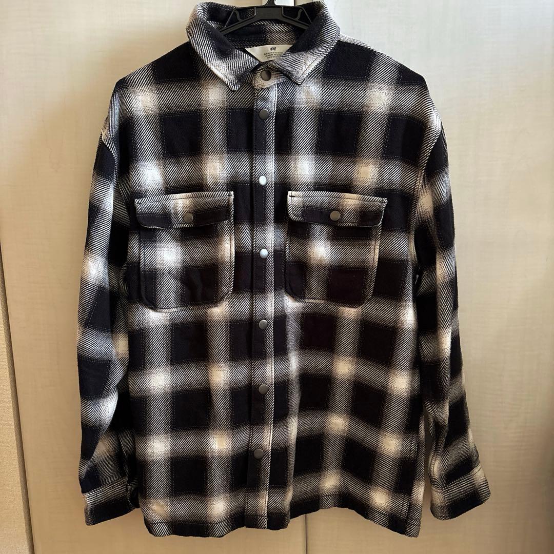 H&M 厚手　ネルシャツ