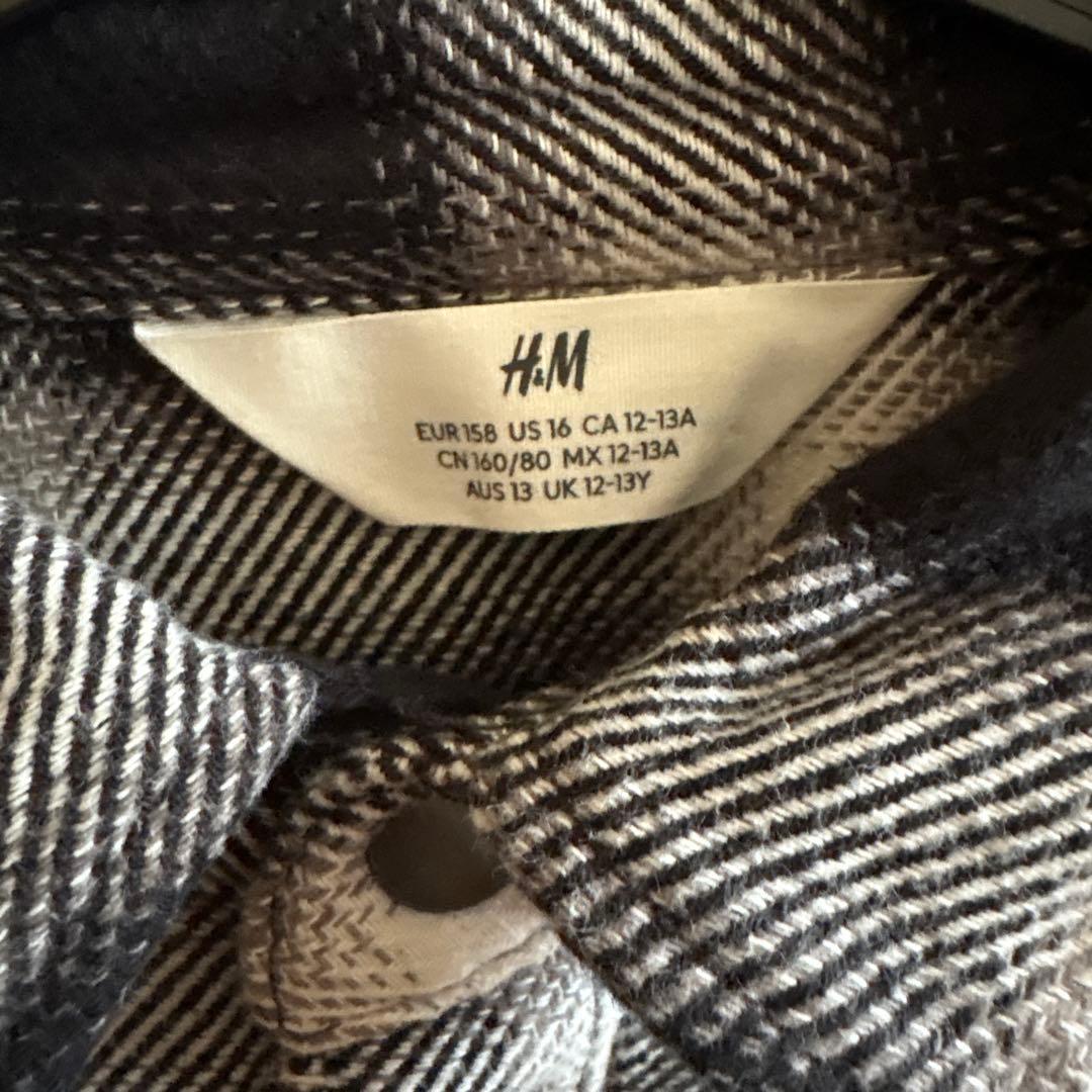 H&M 厚手　ネルシャツの写真2枚目
