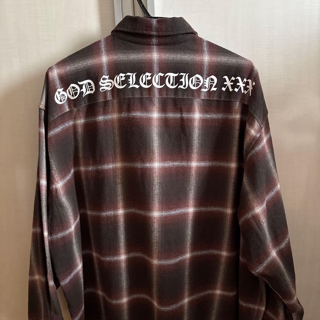 GOD SELECTION XXX チェックシャツの写真2枚目