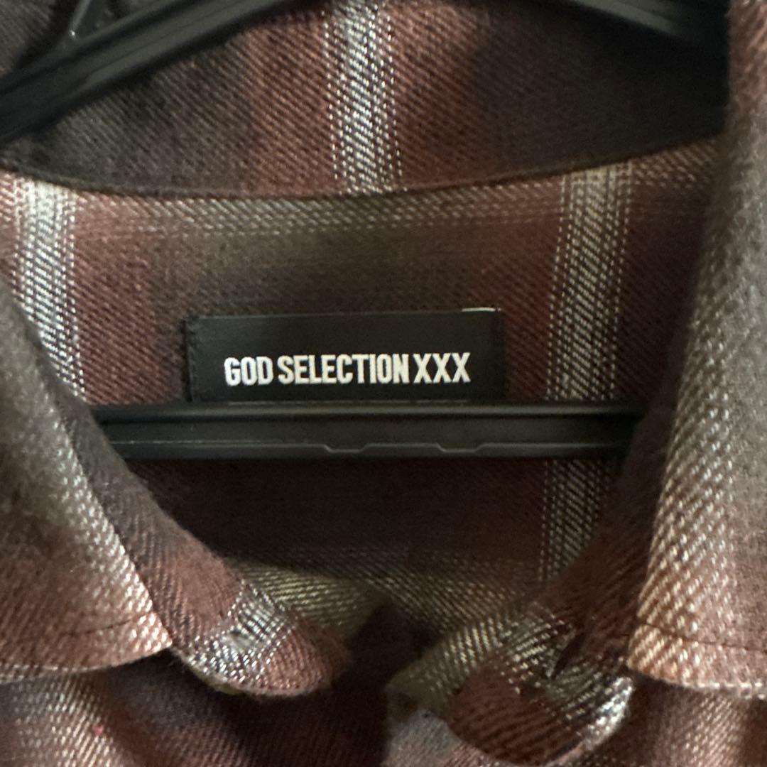 GOD SELECTION XXX チェックシャツの写真5枚目