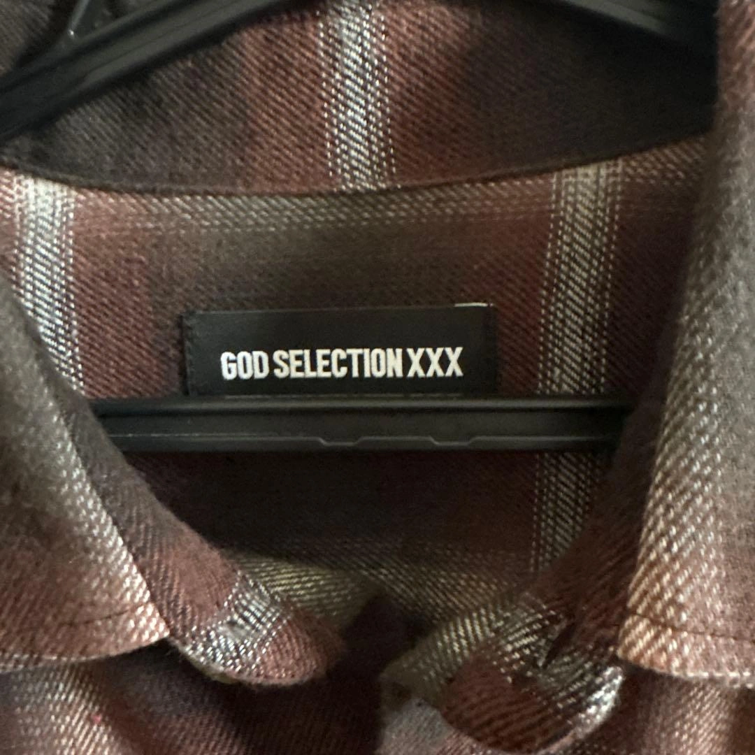 GOD SELECTION XXX チェックシャツの写真5枚目