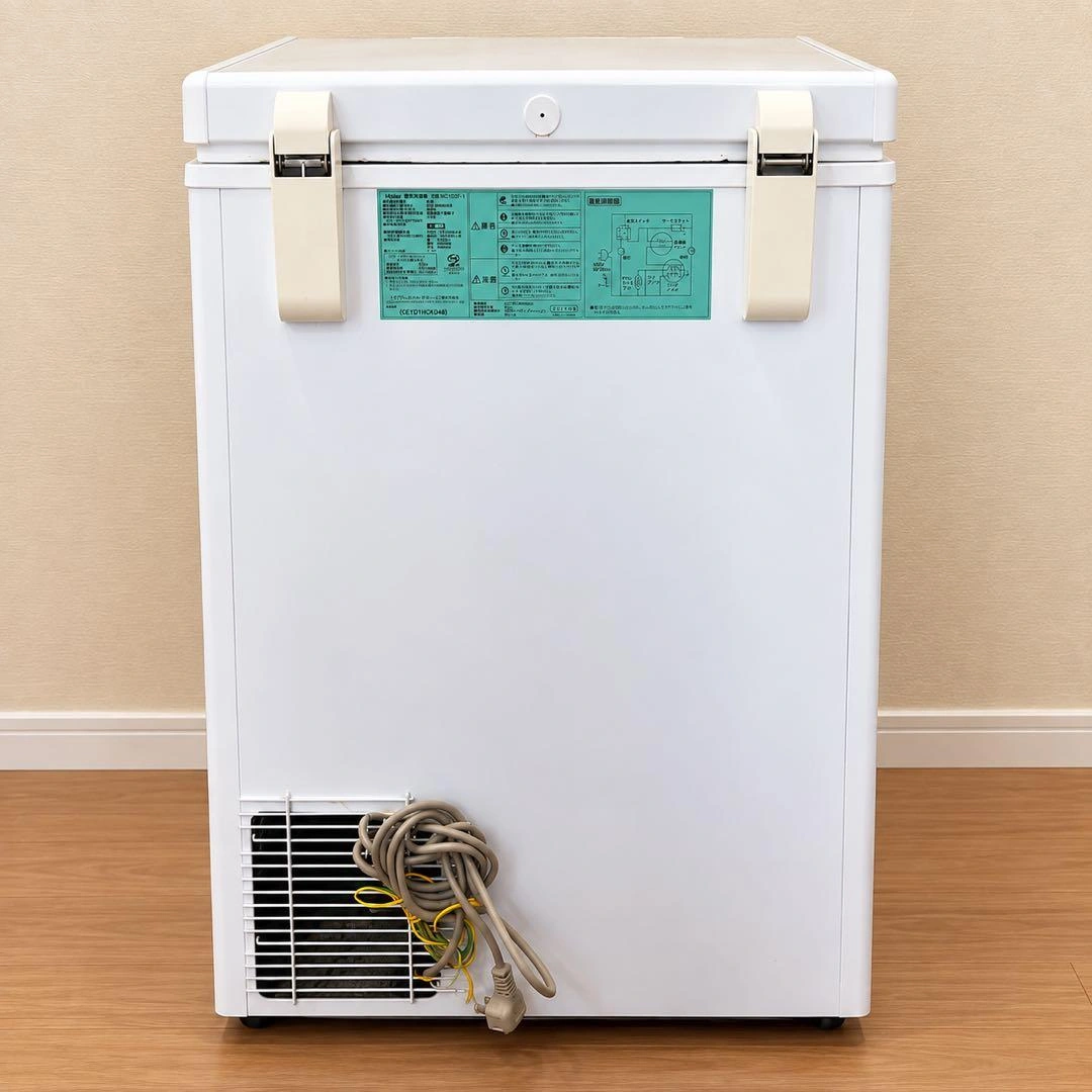Haier ハイアール 冷凍庫 103L JF-NC103F-1 2017年製の写真2枚目
