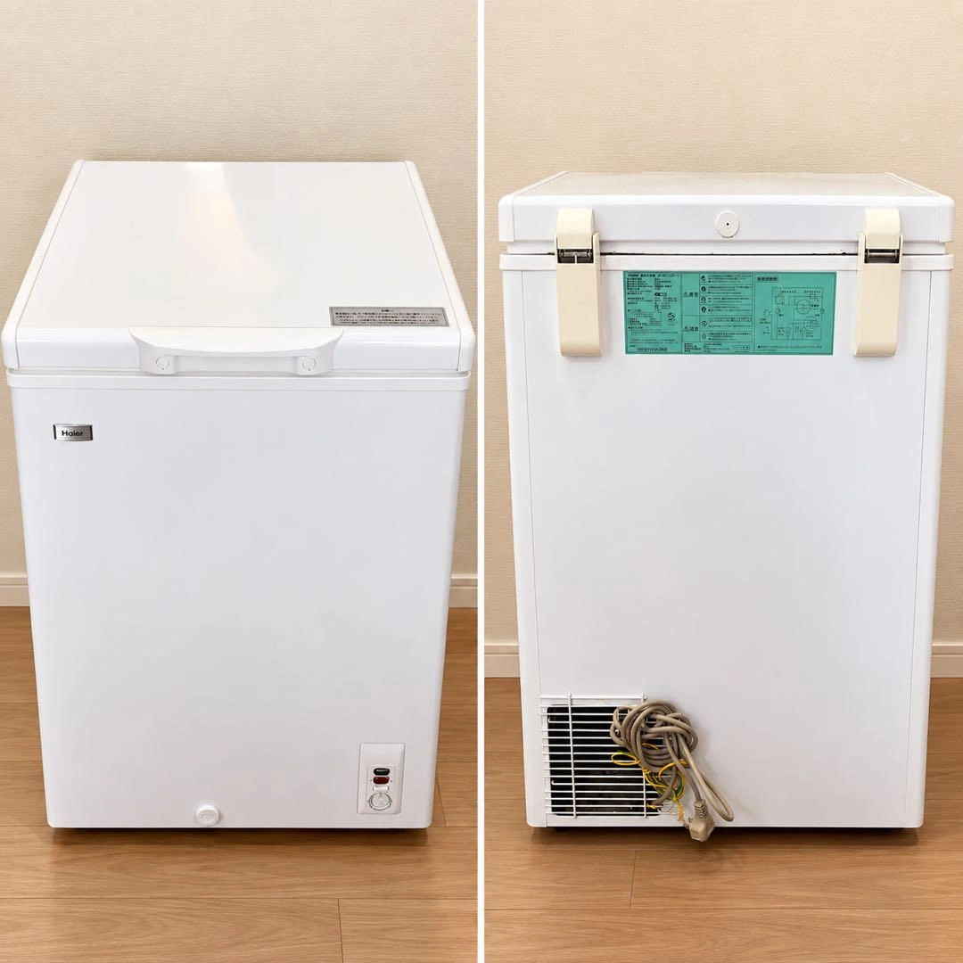 Haier ハイアール 冷凍庫 103L JF-NC103F-1 2017年製の写真6枚目