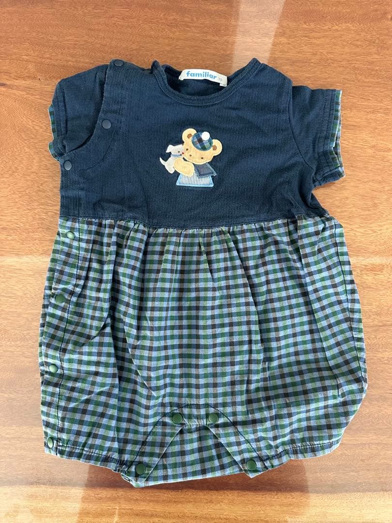 familiar ファミリア 袖付ロンパス　現行品の写真4枚目