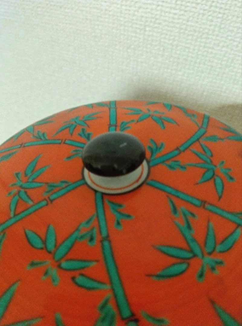 たち吉 朱緑竹彩 御茶呑茶碗の写真5枚目