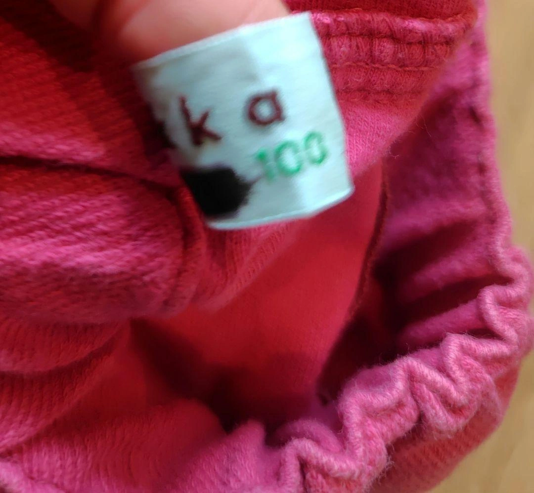 【hakka kids】リボンポケットパンツ 100 ピンクの写真5枚目
