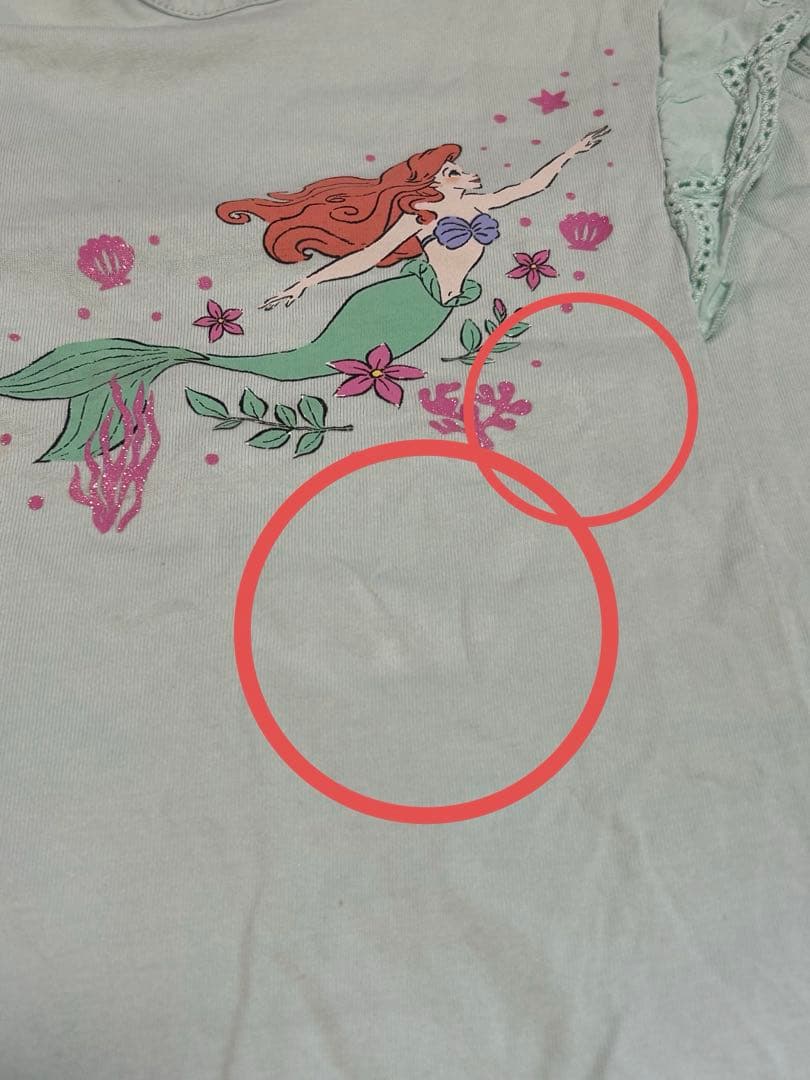 UNIQLO UT ディズニー Tシャツ 豹柄Tシャツ3枚セット 120cmの写真4枚目