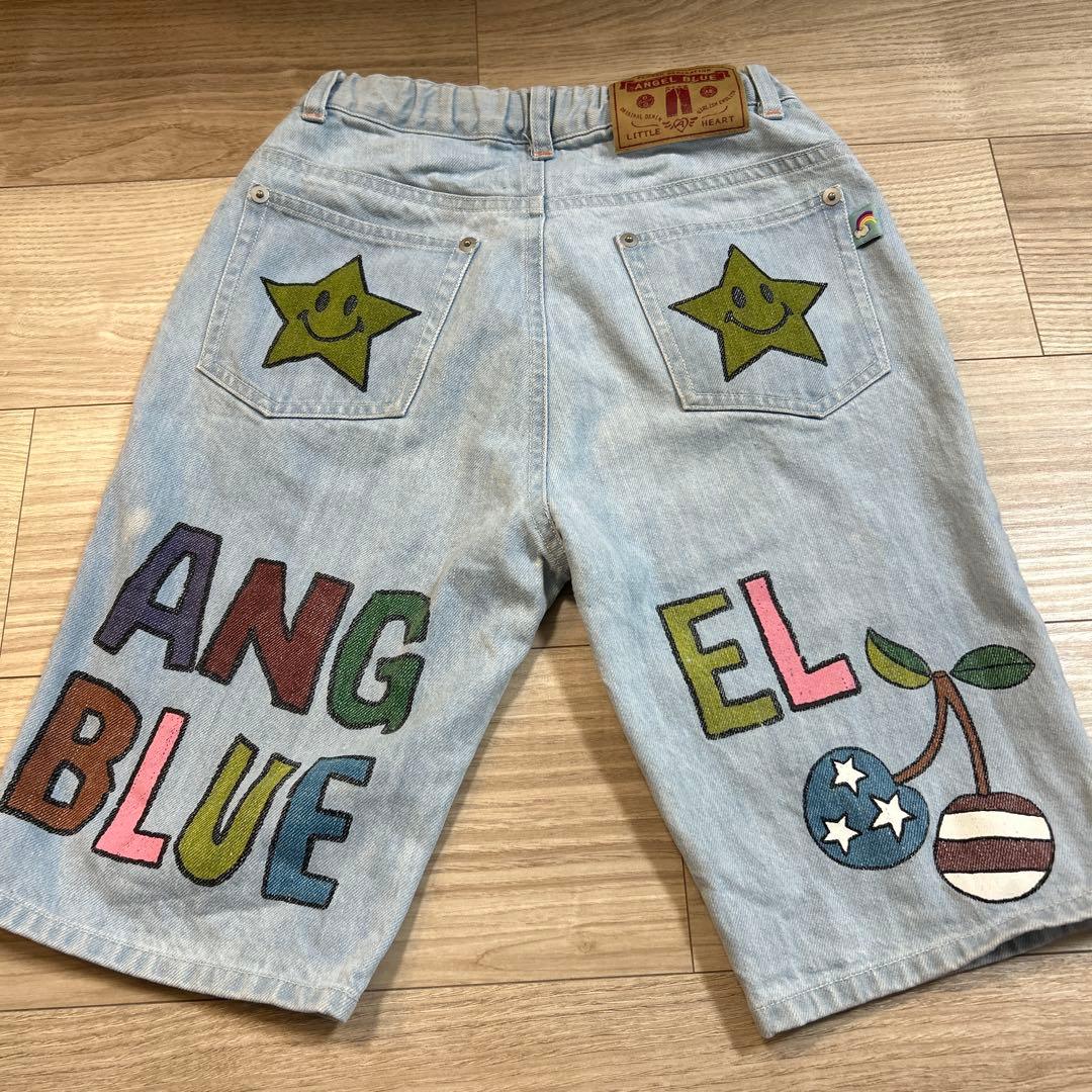 ANGEL BLUE デニムハーフパンツ Mサイズ　当時物　エンジェルブルーの写真7枚目