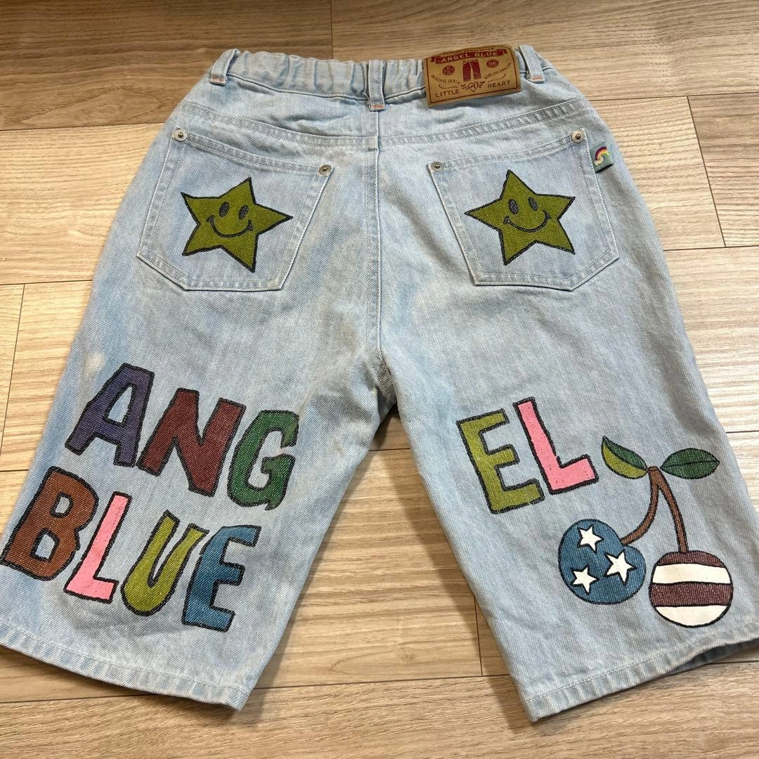 ANGEL BLUE デニムハーフパンツ Mサイズ 当時物 エンジェルブルーの写真7枚目