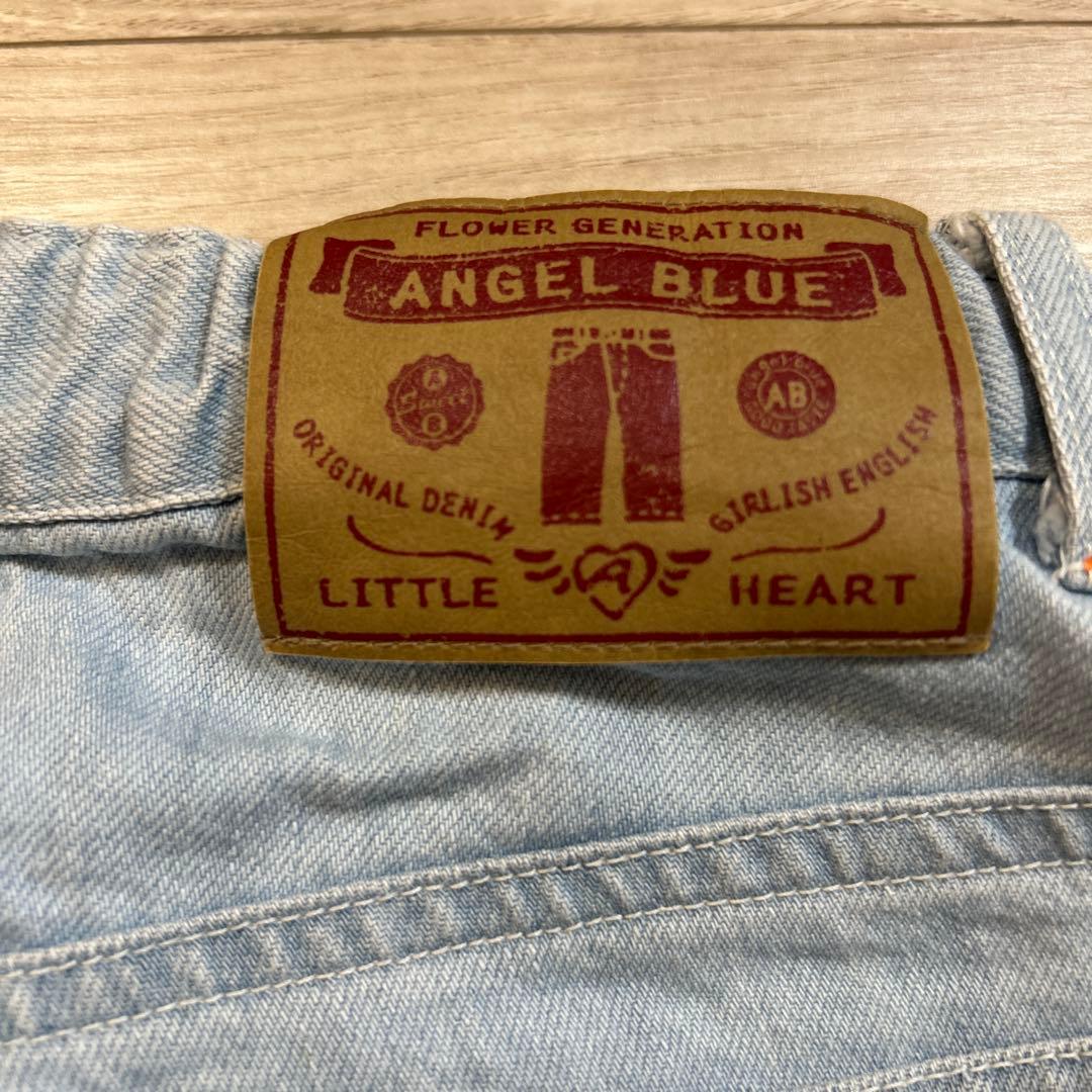 ANGEL BLUE デニムハーフパンツ Mサイズ　当時物　エンジェルブルーの写真8枚目