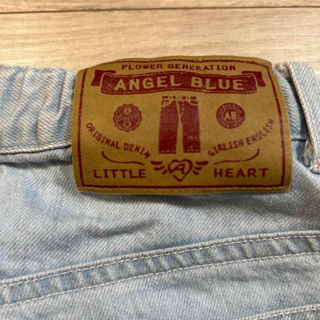 ANGEL BLUE デニムハーフパンツ Mサイズ 当時物 エンジェルブルーの写真8枚目