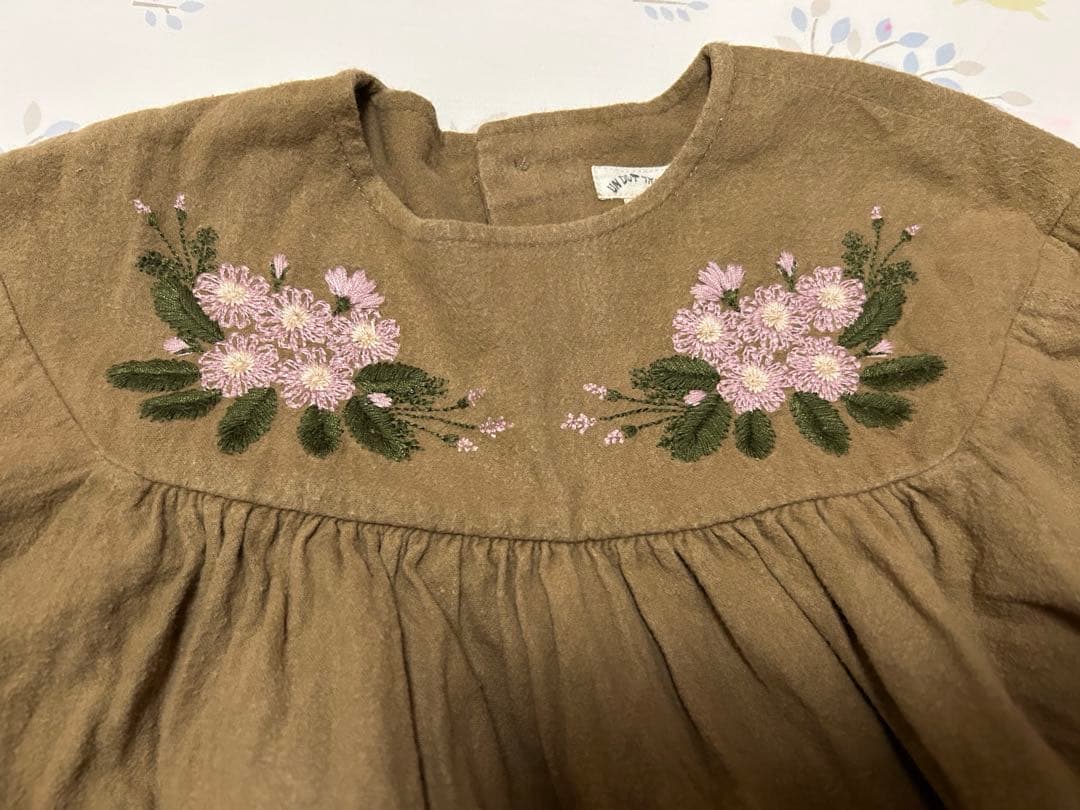 UN DOT TROIS ワンピース 90cmの写真2枚目