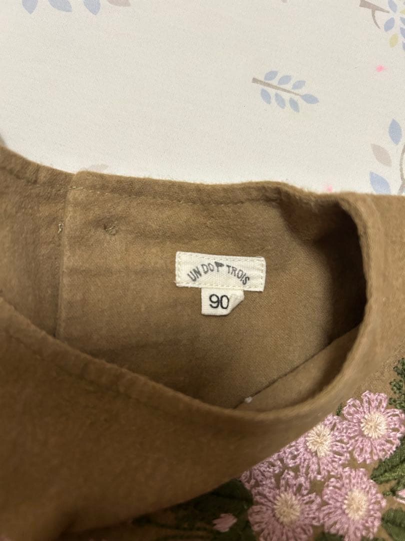 UN DOT TROIS ワンピース 90cmの写真3枚目