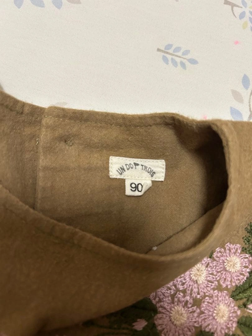 UN DOT TROIS ワンピース 90cmの写真3枚目