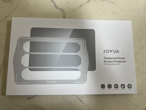 JOWUA テスラ モデルY 2026年以降用 強化ガラススクリーンプロテクター 16 マット