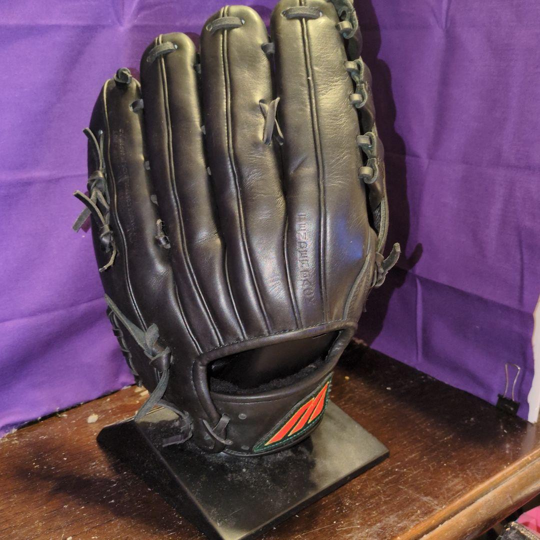 最高級キップ★屋外未使用品★ミズノ ビューリーグ 硬式用 外野手用 W14107の写真4枚目