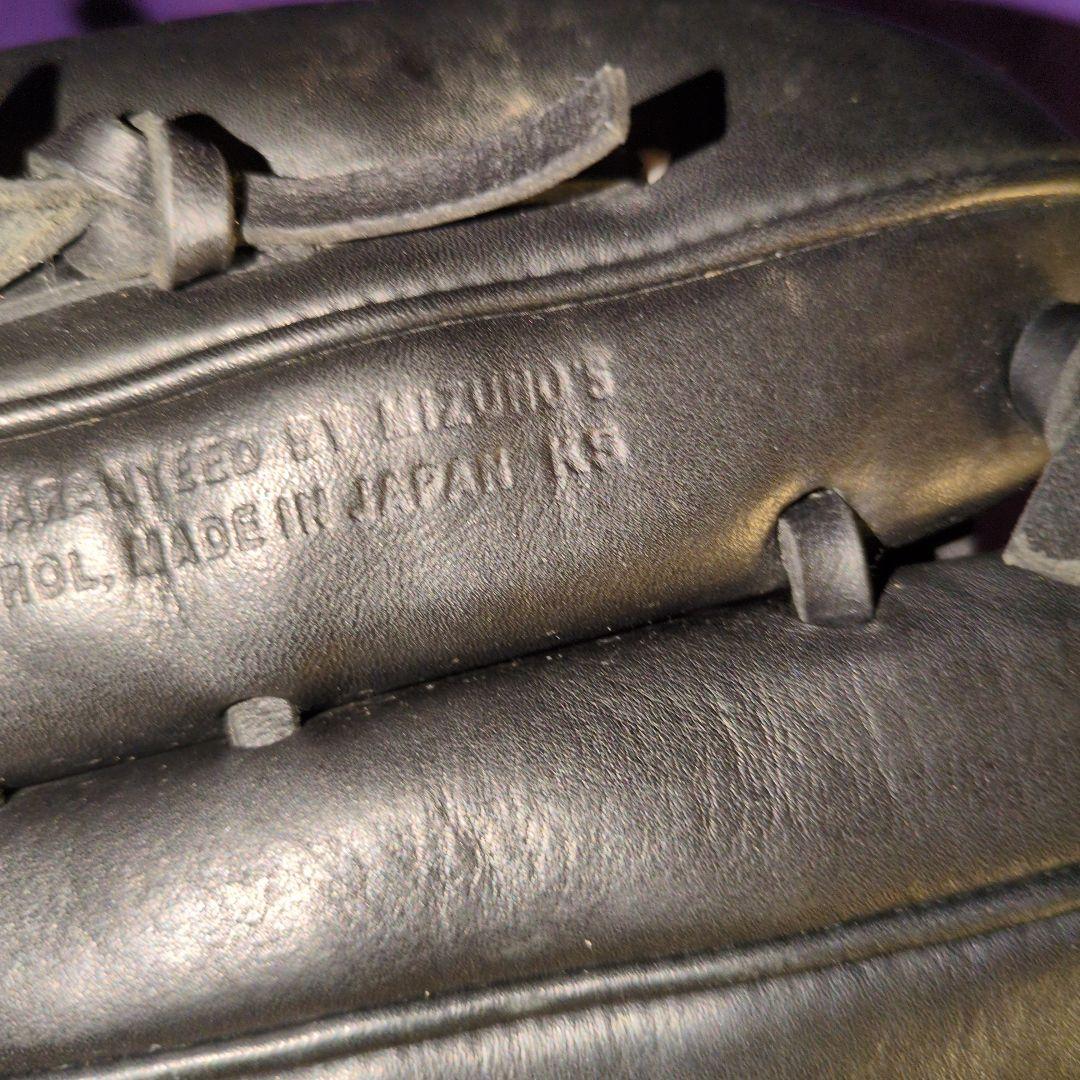 最高級キップ★屋外未使用品★ミズノ ビューリーグ 硬式用 外野手用 W14107の写真5枚目