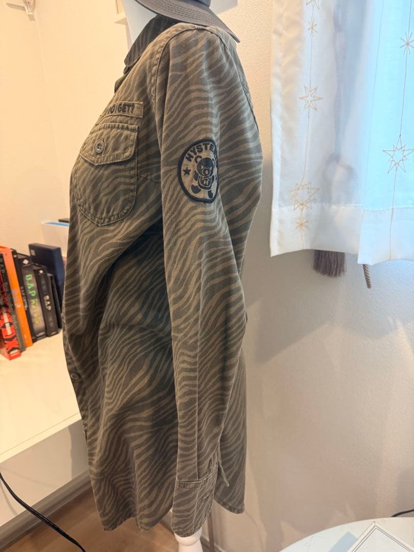 HYSTERIC GLAMOUR ゼブラ柄 長袖シャツの写真2枚目