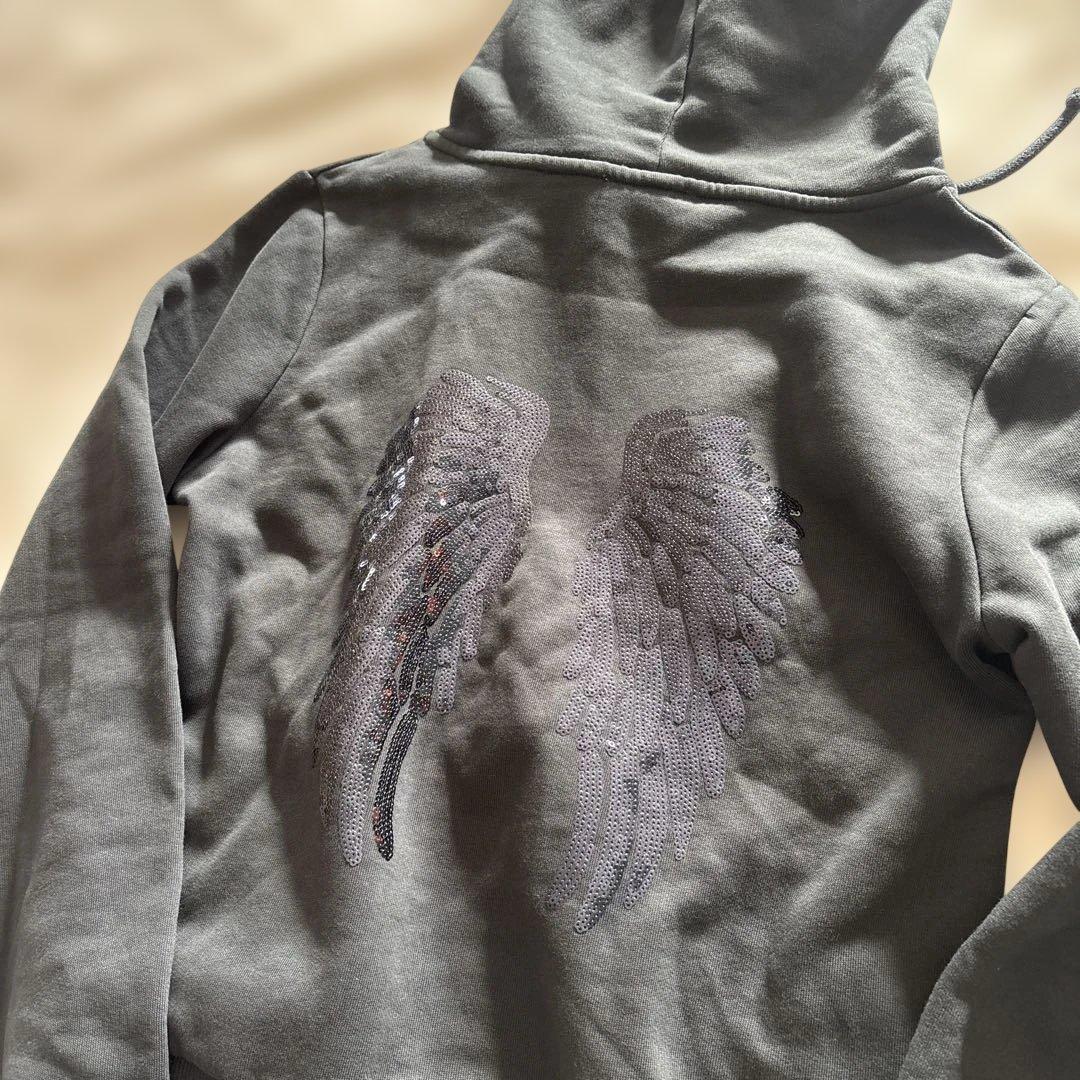 【ベルギー店購入正規品】Subdued ジップパーカー ネイビー ショッパー付きの写真6枚目