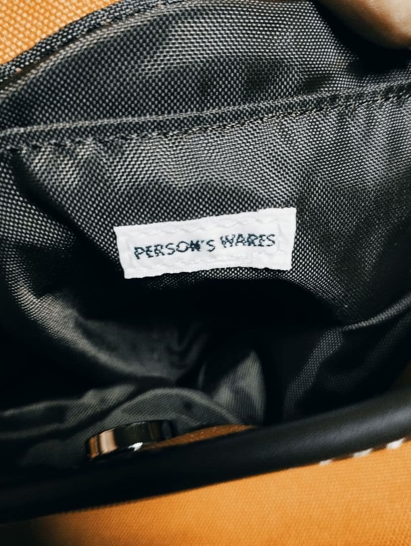 PERSON'S WARES パーソンズ キャンバス トートバッグ テラコッタの写真4枚目