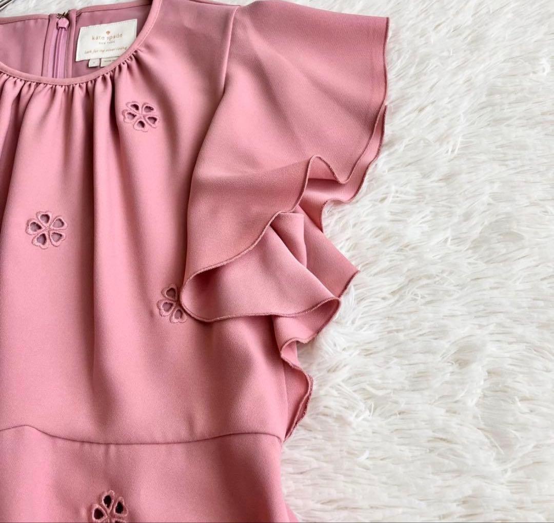 KATE SPADE New York ピンクフレアワンピースの写真4枚目