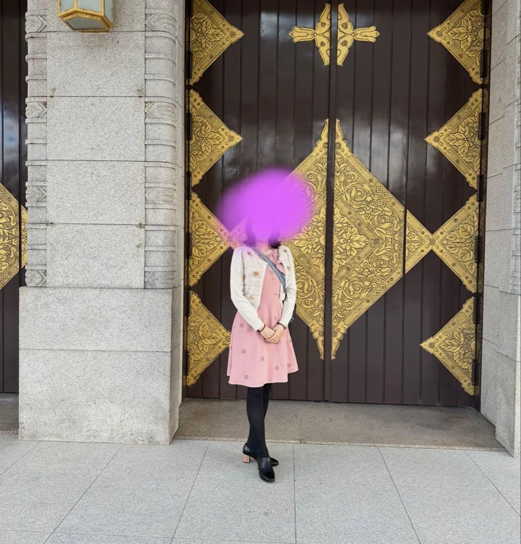 KATE SPADE New York ピンクフレアワンピースの写真7枚目