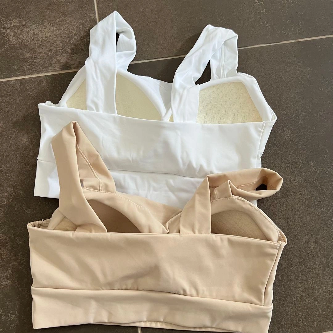 新品 2点セット シームレス 育乳ブラ カップ付きの写真6枚目