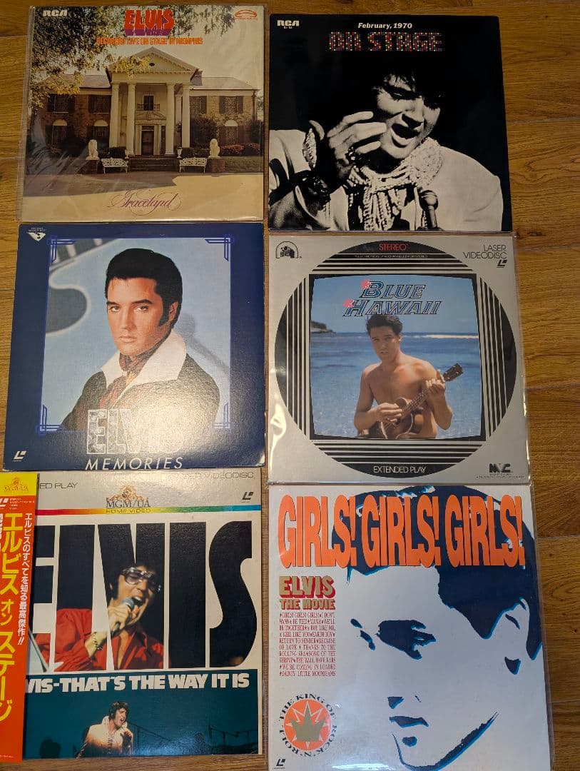 Elvis Presley レコード・レーザーディスク まとめ売り