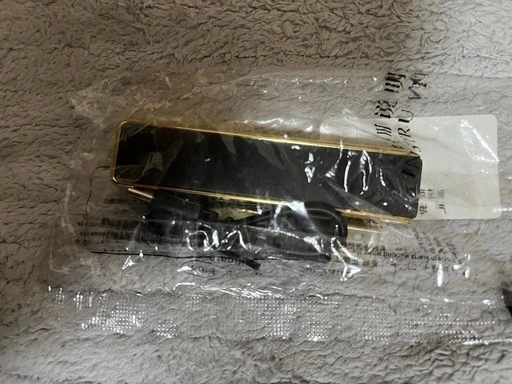 新品未開封 電子ライター 超薄型 金属USB充電式 防風 プラズマ (ブラック)の写真2枚目