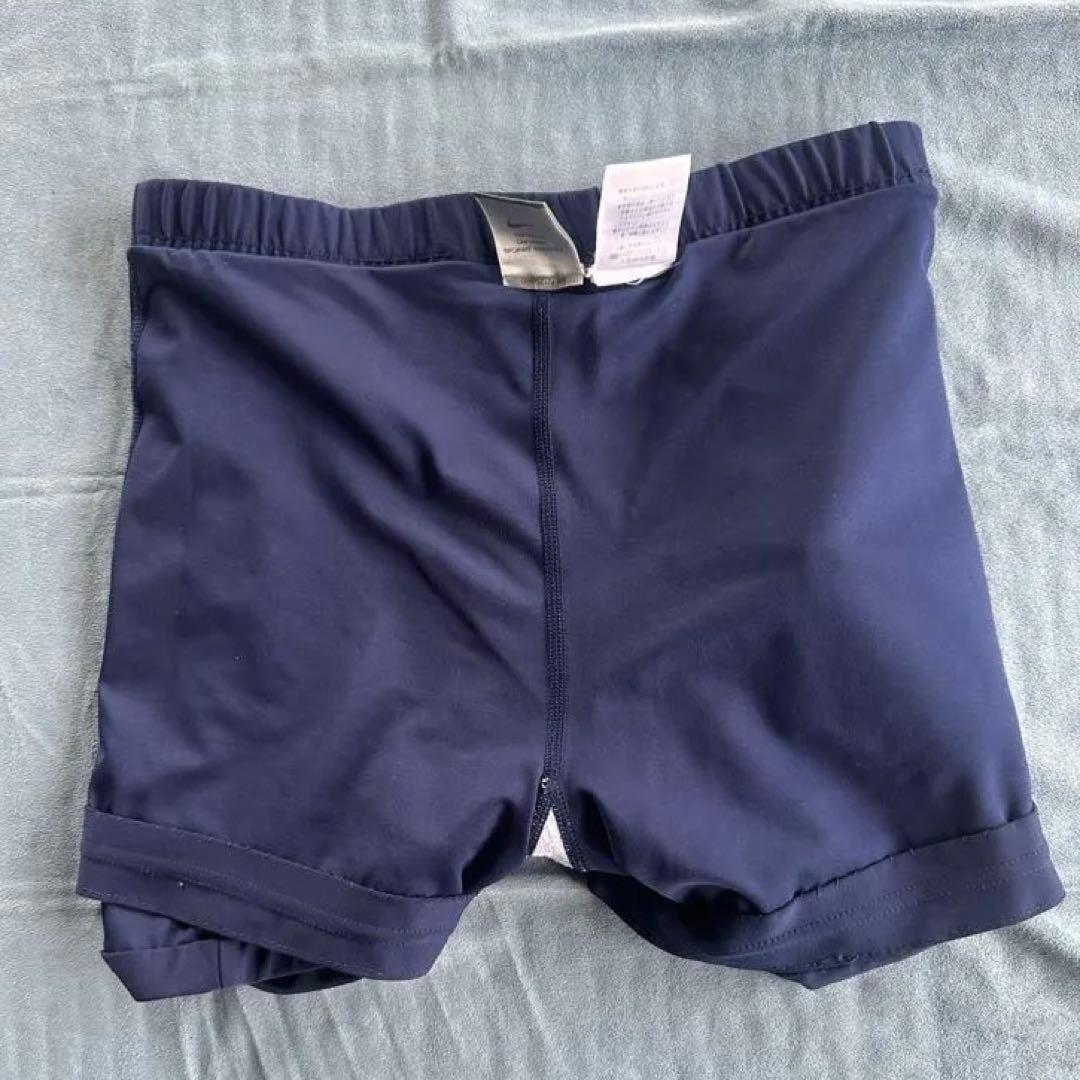 【美品】NIKE ナイキ スコート L ネイビー インナーパンツ付 レディースの写真5枚目