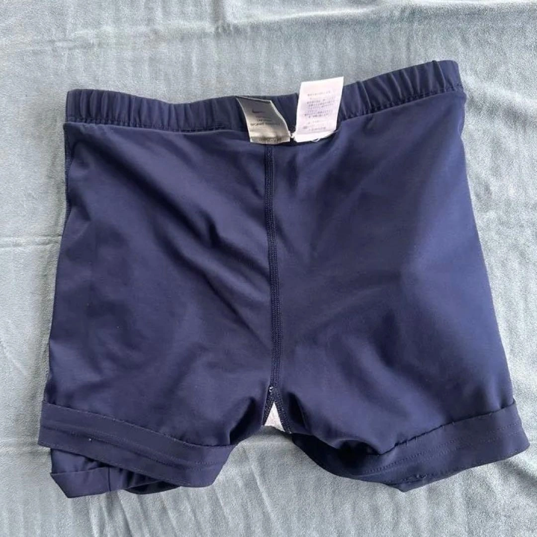 【美品】NIKE ナイキ スコート L ネイビー インナーパンツ付 レディースの写真5枚目