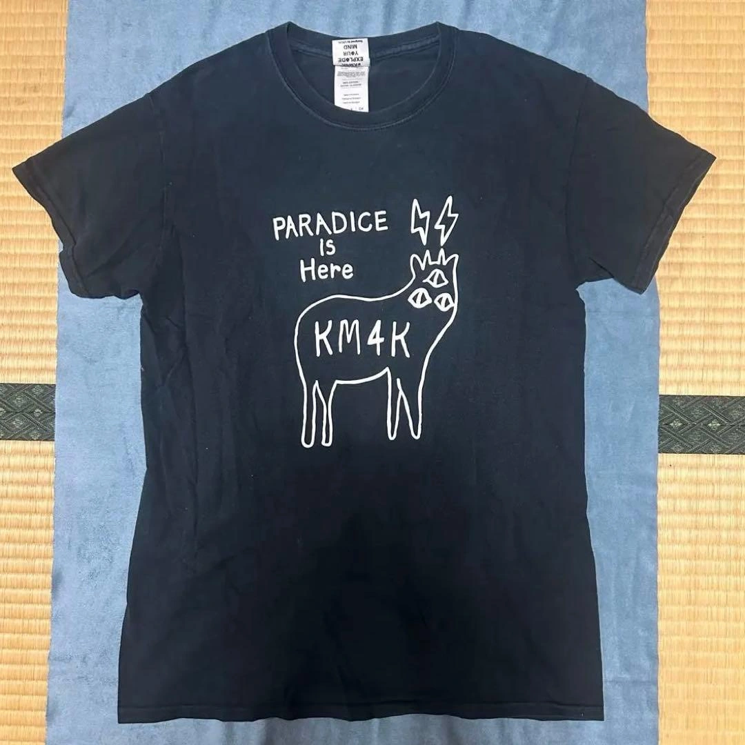 KM4K カモシカ Tシャツ S PARADICE IS HERE ユニセックス