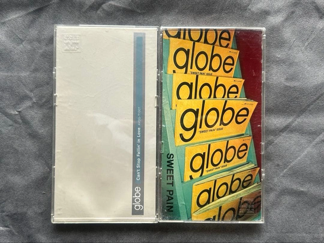 【美品】 globe 8cm CD 2枚セット ハードケース 短冊CD 小室哲哉