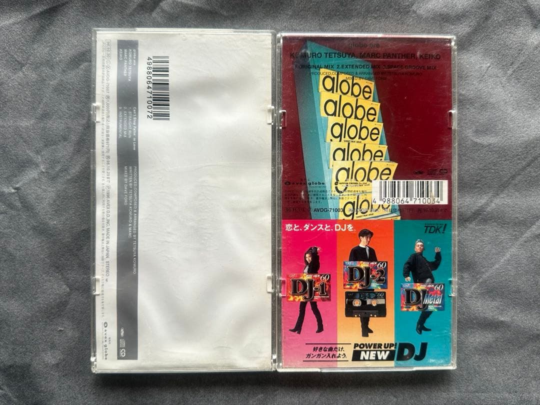 【美品】 globe 8cm CD 2枚セット ハードケース 短冊CD 小室哲哉の写真2枚目