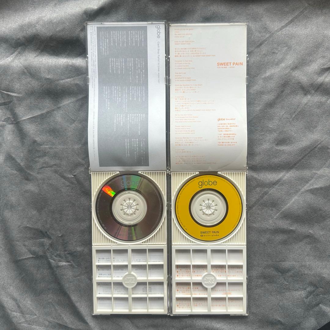 【美品】 globe 8cm CD 2枚セット ハードケース 短冊CD 小室哲哉の写真3枚目