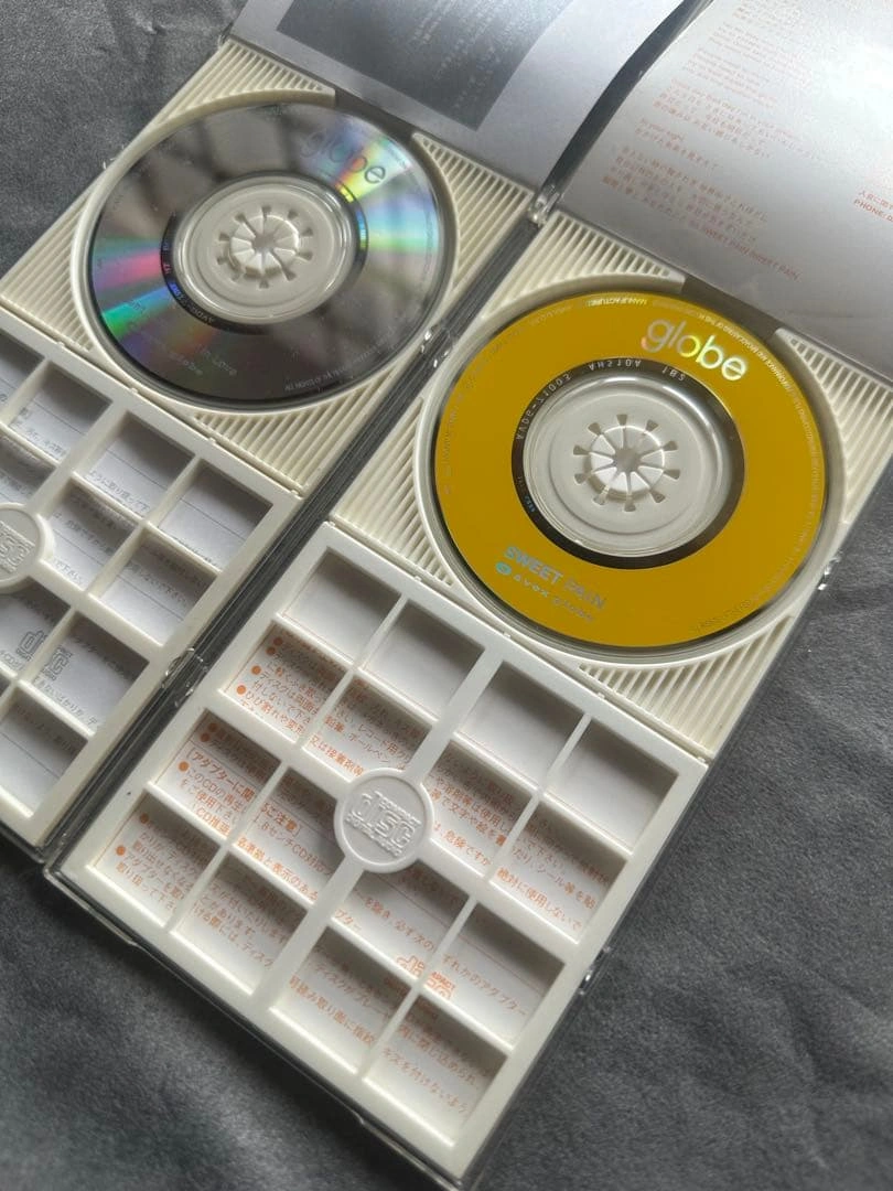 【美品】 globe 8cm CD 2枚セット ハードケース 短冊CD 小室哲哉の写真4枚目