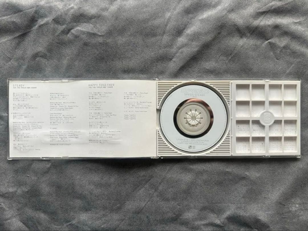 SPEED STEADY 8cm CD 短冊 ハードケース付 90年代 当時物の写真2枚目