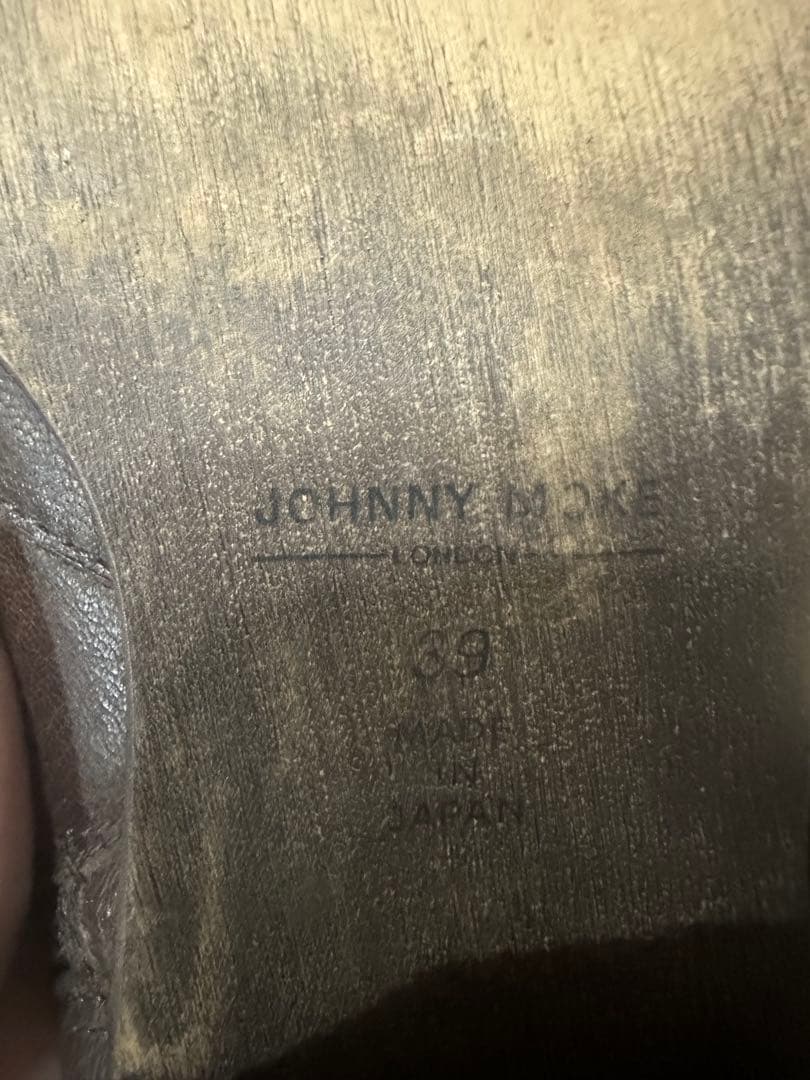 JOHNNY MOKE ジョニーモーク 本革 ロングブーツ 39 レザーの写真5枚目