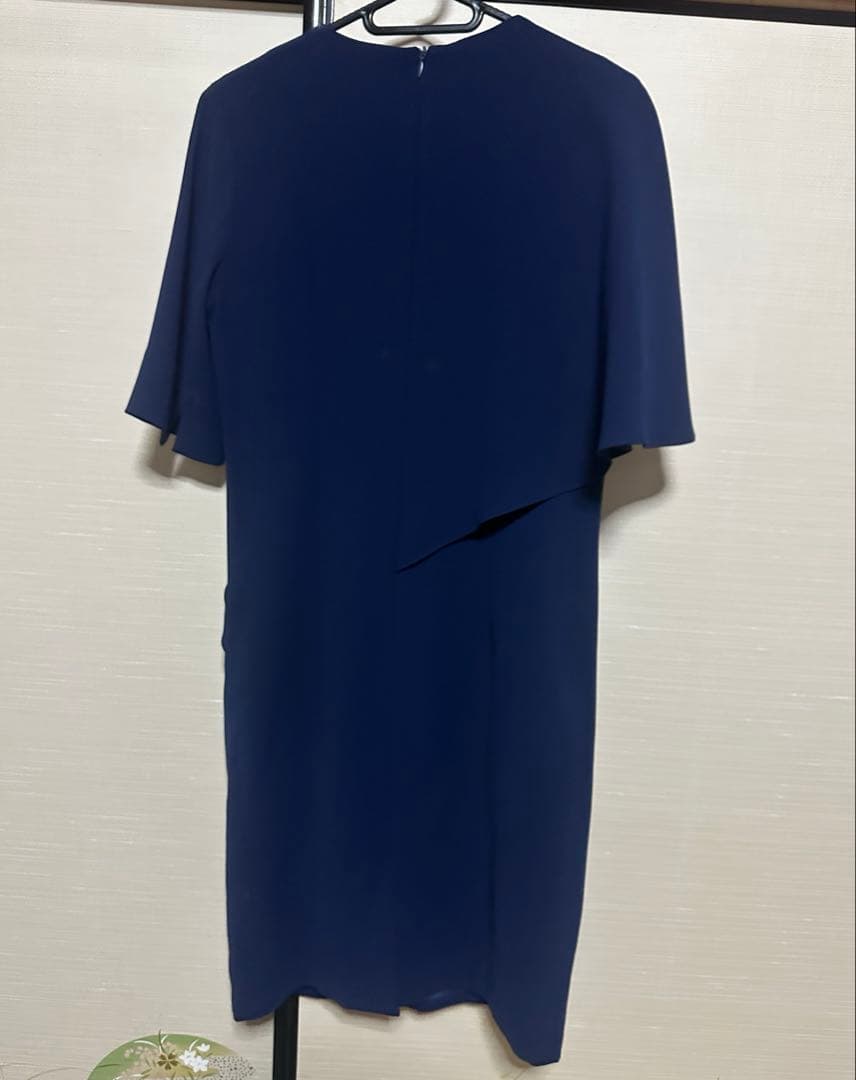 【新品】SMILE ORCHID ワンピース M ネイビー フォーマル 結婚式の写真4枚目