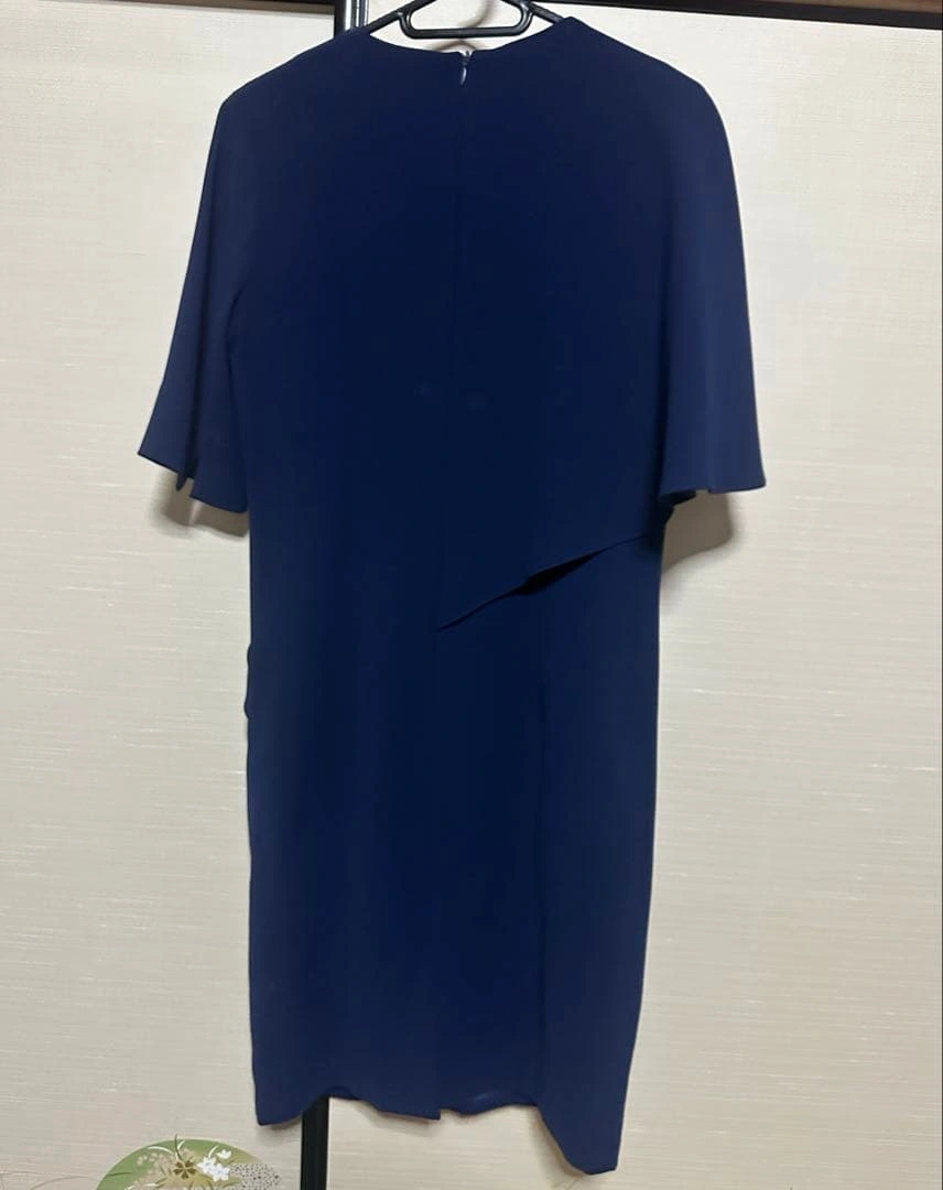 【新品】SMILE ORCHID ワンピース M ネイビー フォーマル 結婚式の写真4枚目