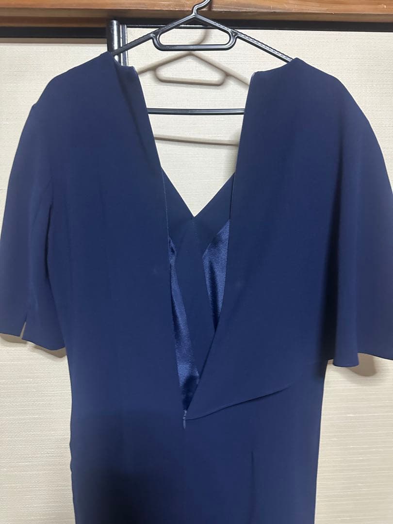 【新品】SMILE ORCHID ワンピース M ネイビー フォーマル 結婚式の写真5枚目