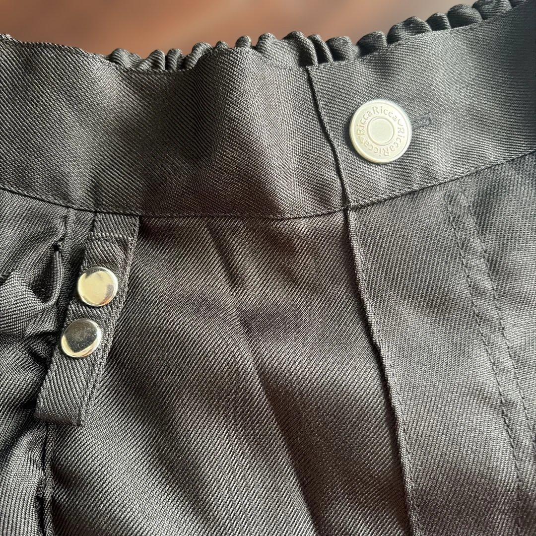 RICCARICCA ハーフパンツ ブラックの写真2枚目