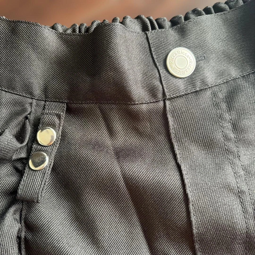 RICCARICCA ハーフパンツ ブラックの写真2枚目