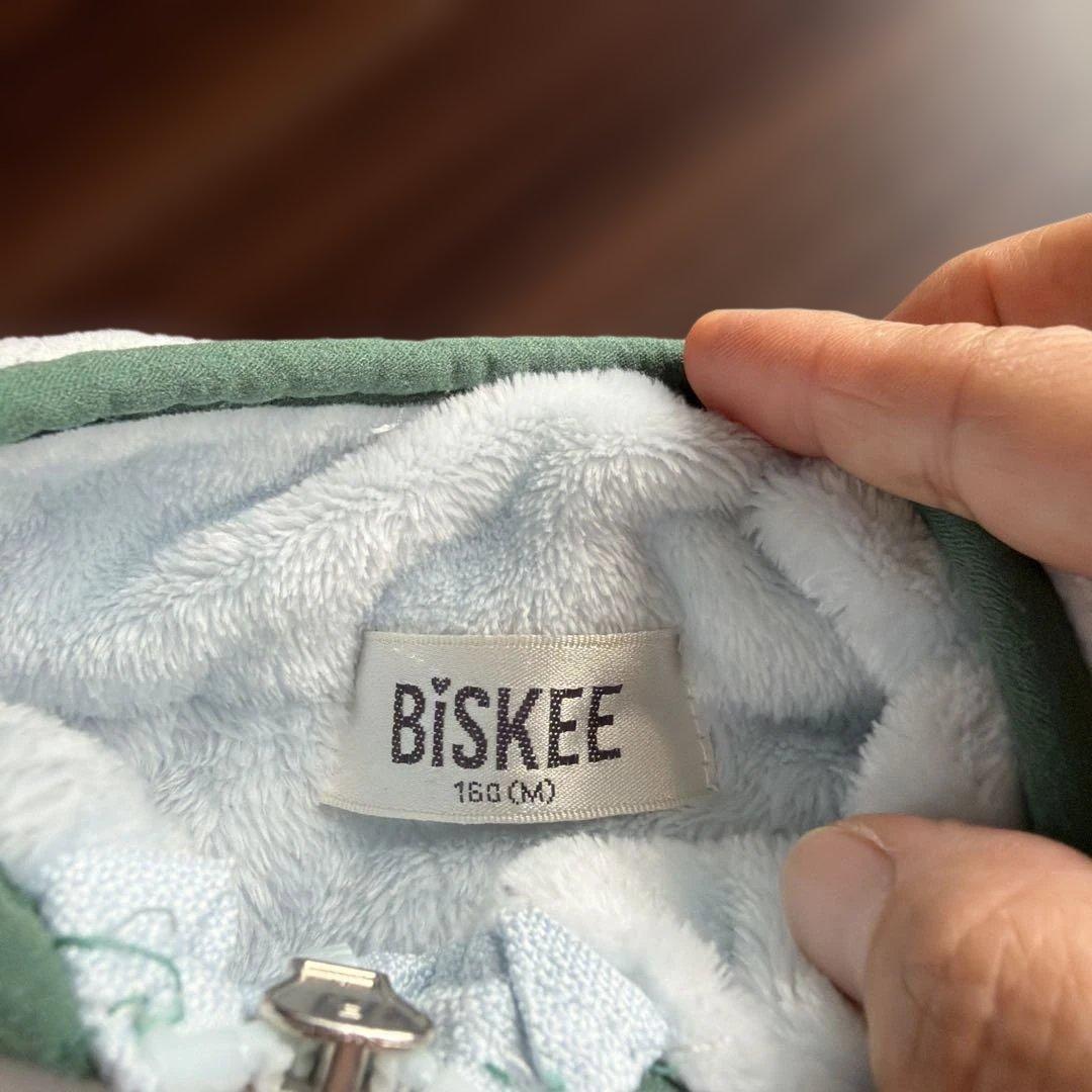 BISKEE フリースジャケット 160(M)の写真3枚目