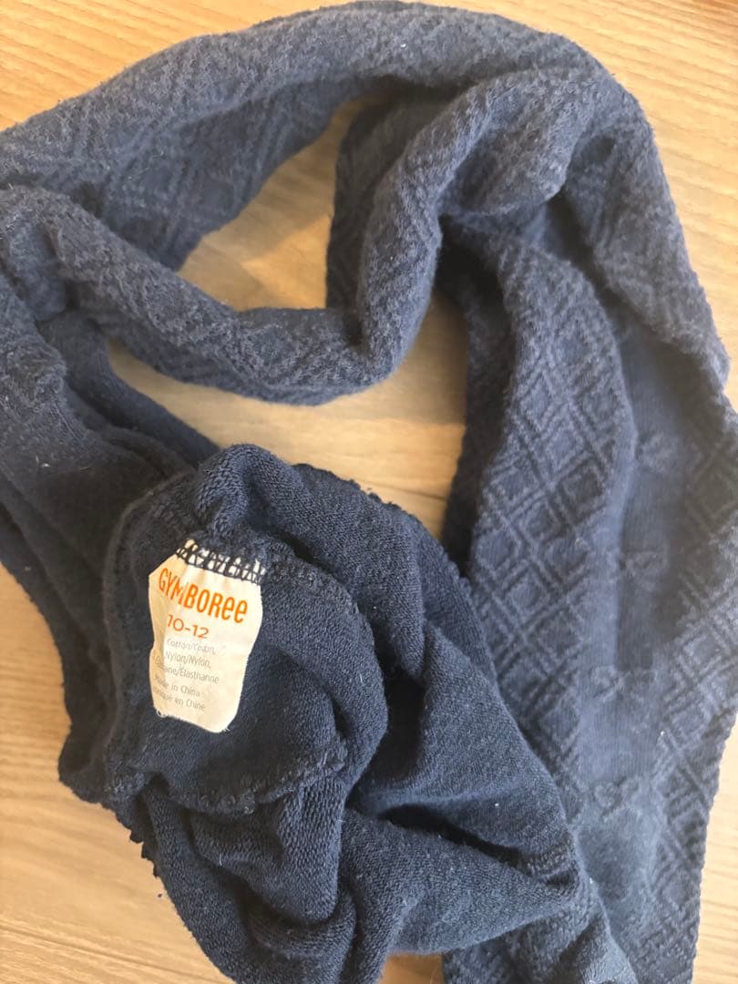 キッズ タイツ140cm 白 紺 Gymboreeの写真2枚目