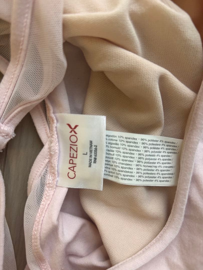 Capezio 子どもバレエレオタード スカートセット ピンク 130cmの写真4枚目