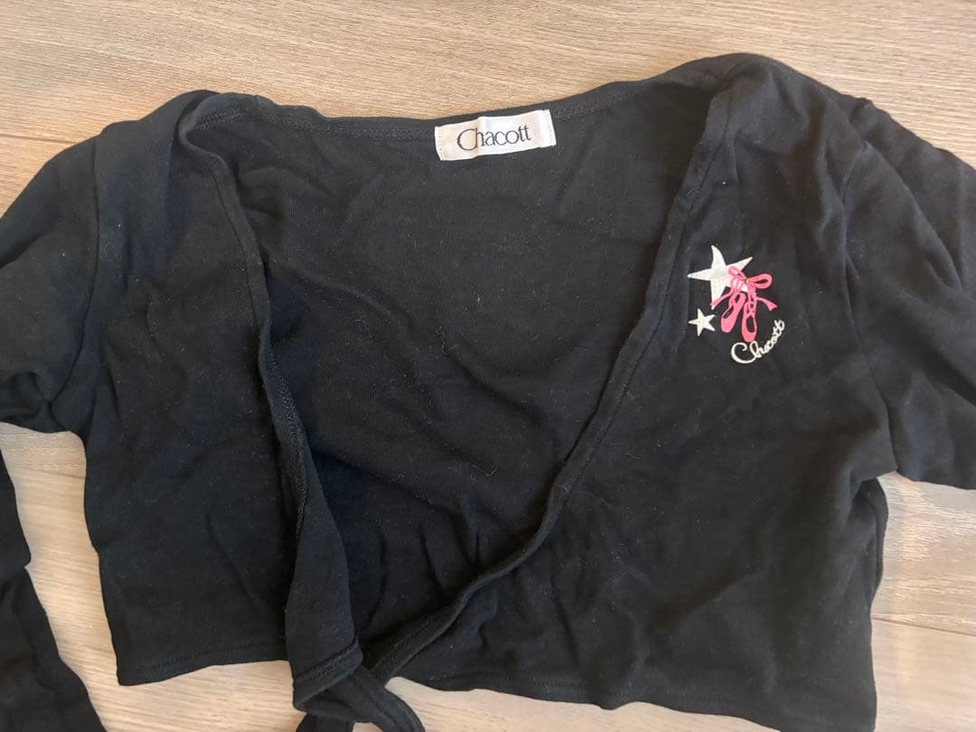 Chacott バレエ カシュクール 黒 140J