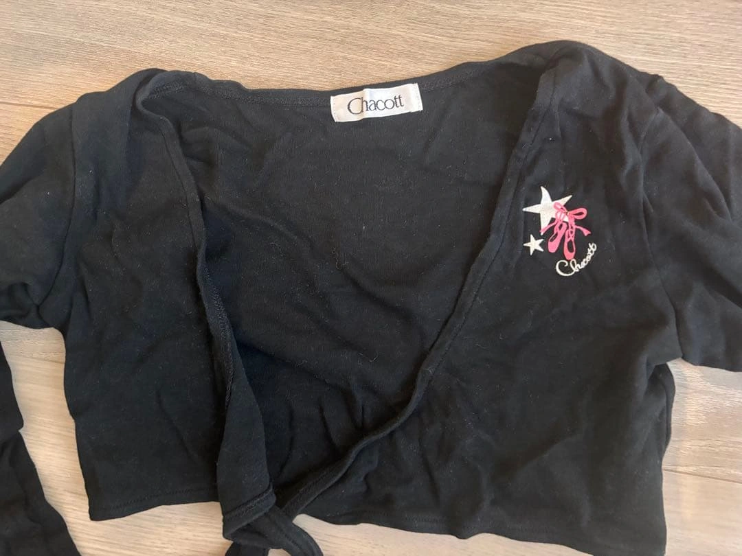 Chacott バレエ カシュクール 黒 140J