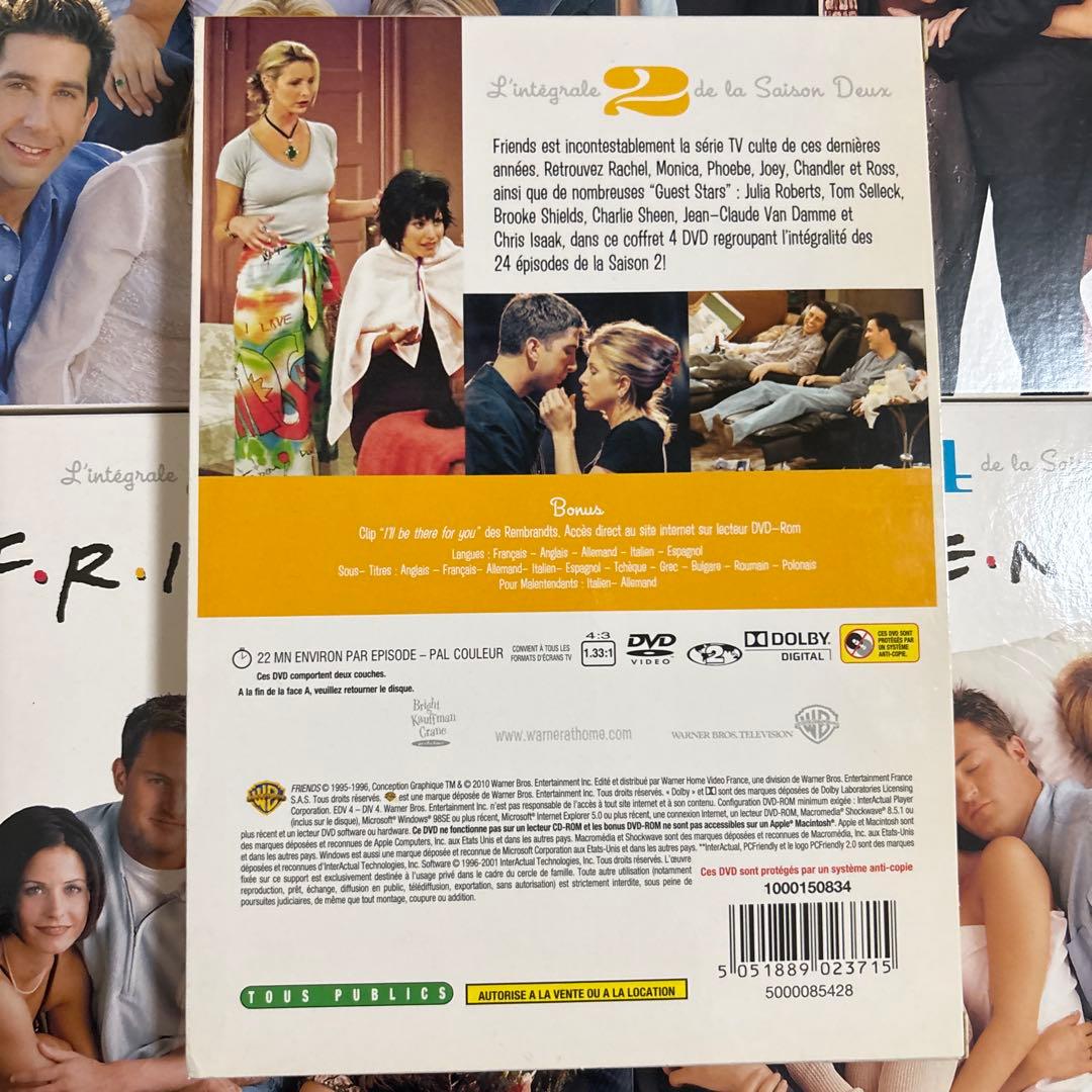 【フランス版】DVD FRIENDS（フレンズ）シーズン2〜10（計9巻セット）の写真2枚目